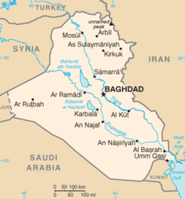 Iraq cartina