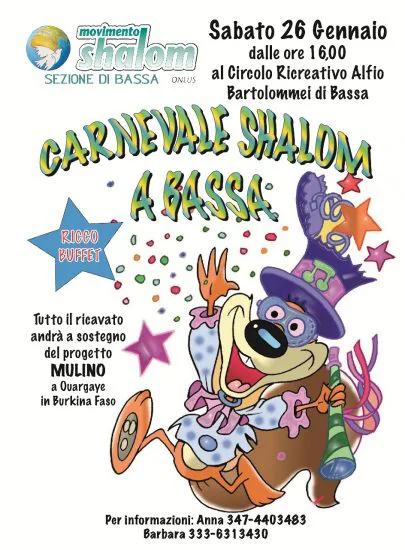 Bassa: carnevale Shalom