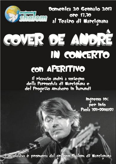 Marcignana: cover De Andrè