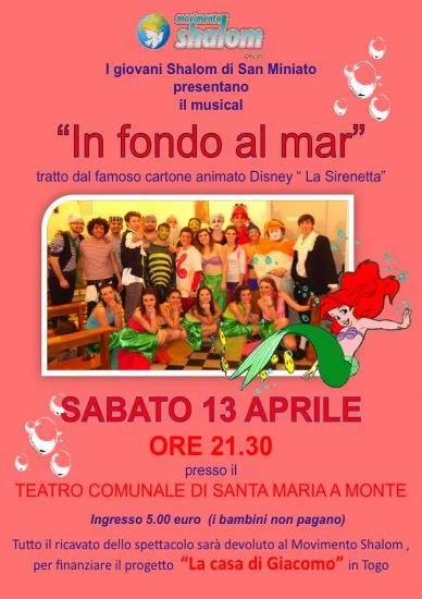 S. Maria a Monte: Musical "In fondo al mar"