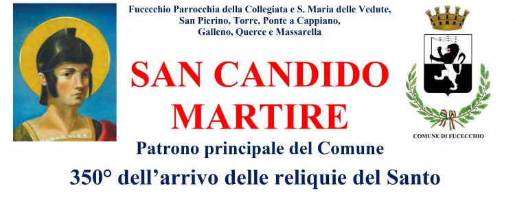 Celebrazioni per il 350 anniversario delle reliquie di San Candido a Fucecchio