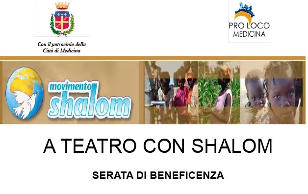 A teatro con Shalom il 30 ottobre a Medicina (BO)