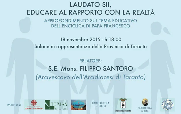 I prossimi incontri con la sezione di Taranto mercoledì 18 e giovedì 19 novembre