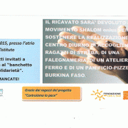 Banchetto di promozione del progetto "Costruiamo la pace" a Napoli