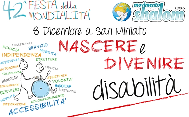 8 dicembre a San Miniato – 42° Festa della Mondialità