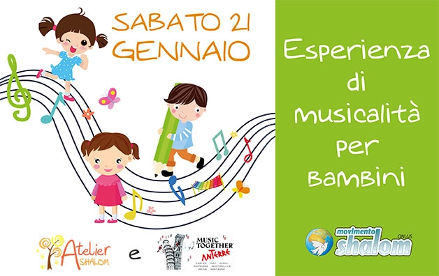 Esperienza di musicalità all'Atelier