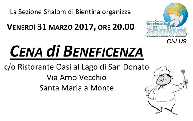 Cena di Beneficienza a Bientina