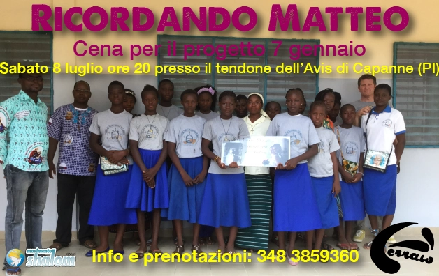 Ricordando Matteo – 8 luglio a Capanne