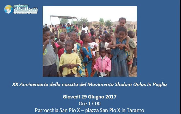 Ventennale del Movimento Shalom a Taranto