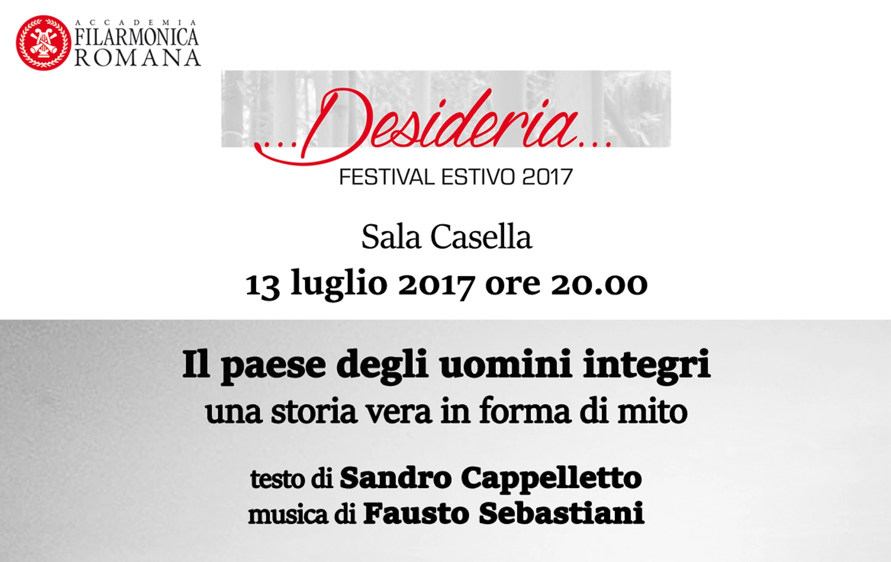 Giovedì 13 luglio a Roma Sandro Cappelletto racconta "Il paese degli uomini integri"