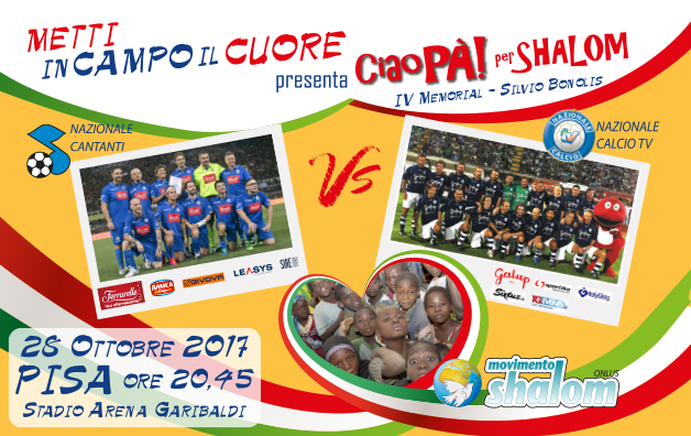 Torna "Metti in campo il cuore" il 28 ottobre a Pisa