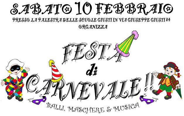 Carnevale a Ponsacco il 10 febbraio