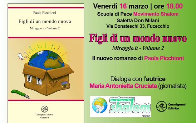 Presentazione del nuovo libro di Paola Picchioni a Fucecchio il 16 marzo