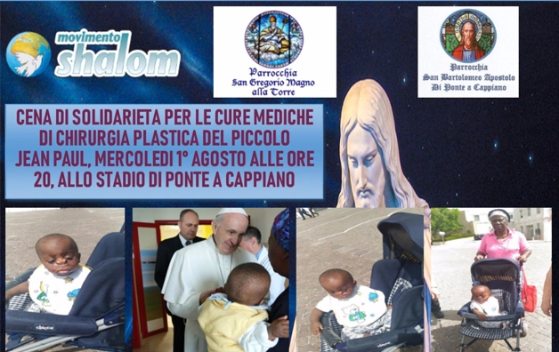 Cena di solidarietà – 1 agosto a Ponte a Cappiano