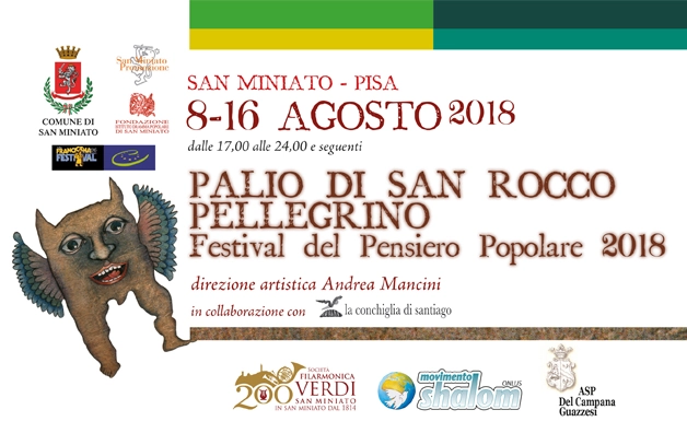 Palio di San Rocco Pellegrino – Festival del Pensiero Popolare – 8/16 agosto 2018