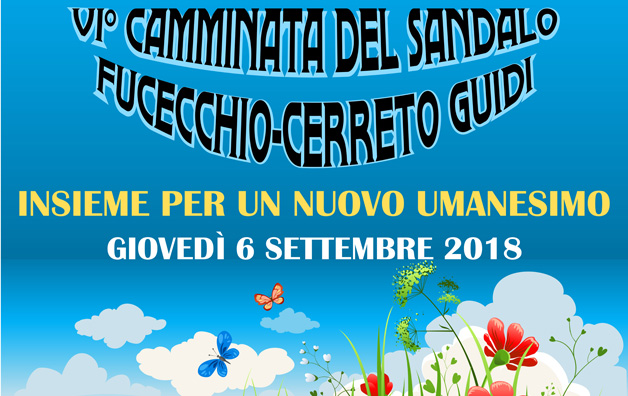 VI Camminata del Sandalo da Fucecchio a Cerreto Guidi – 6 settembre