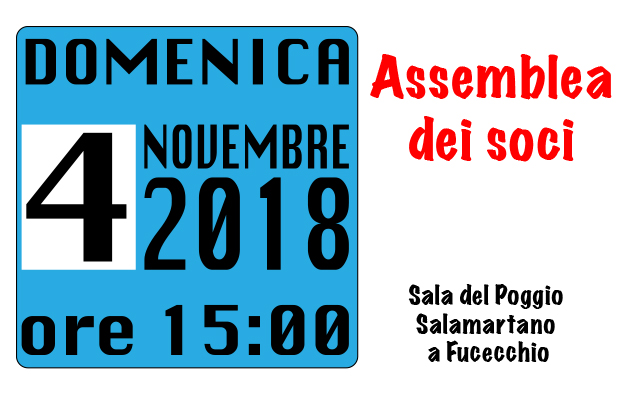 Assemblea dei soci – 4 novembre 2018