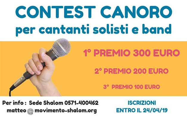 Torna Shalom’s got talent il 1 maggio a Collegalli