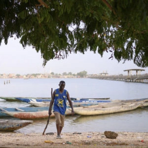 Pagina del libro fotografico di Tommaso Tancredi sul Senegal