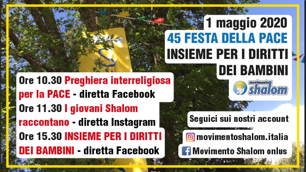 45° Festa della Pace - Preghiera Interreligiosa