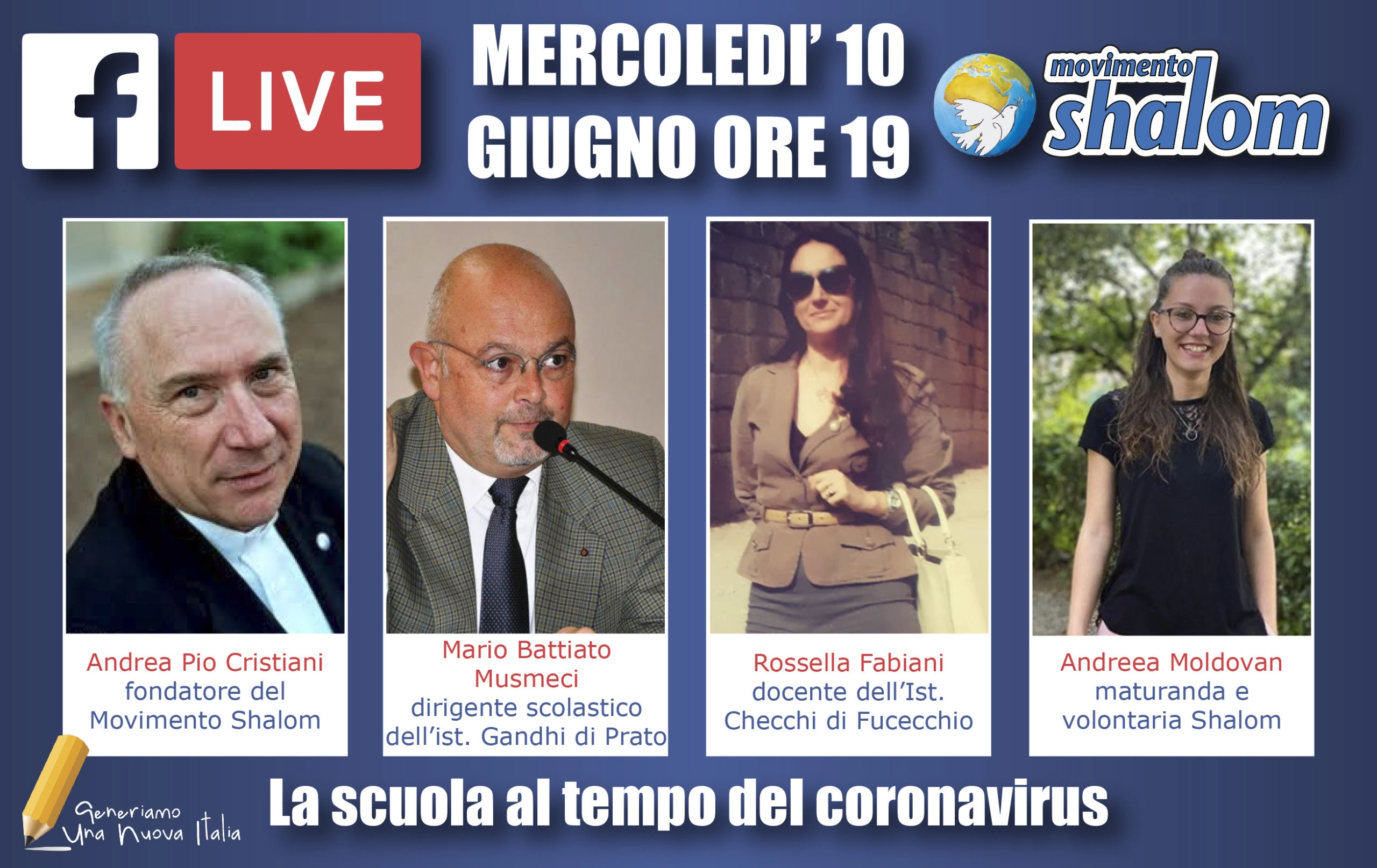 la scuola al tempo del coronavirus - diretta Facebook