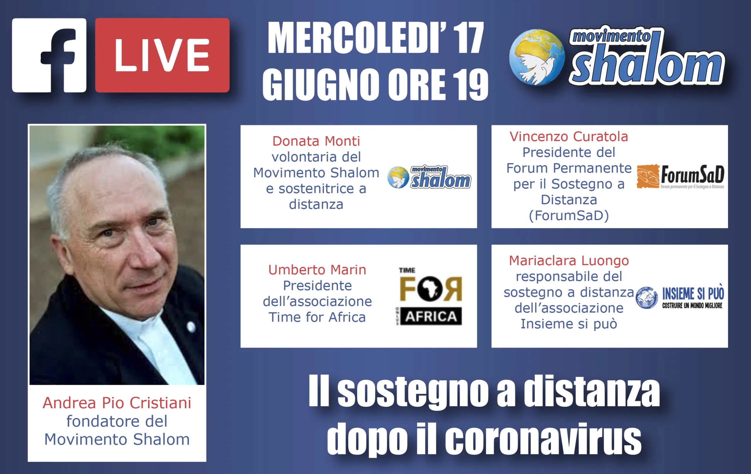 Shalom al tempo del coronavirus - Diretta Facebook del 17 giugno 2020