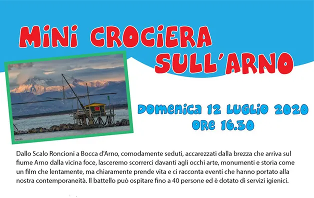 Minicrociera sull’arno – domenica 12 luglio