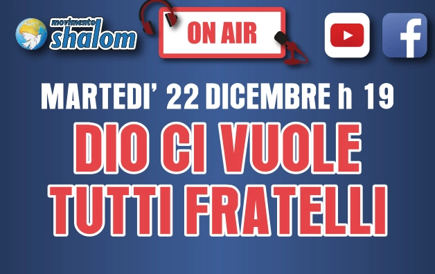 Shalom on air - Diretta Facebook del 22 dicembre 2020