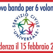 Servizio civile 2021 – scadenza 15 febbraio 2021