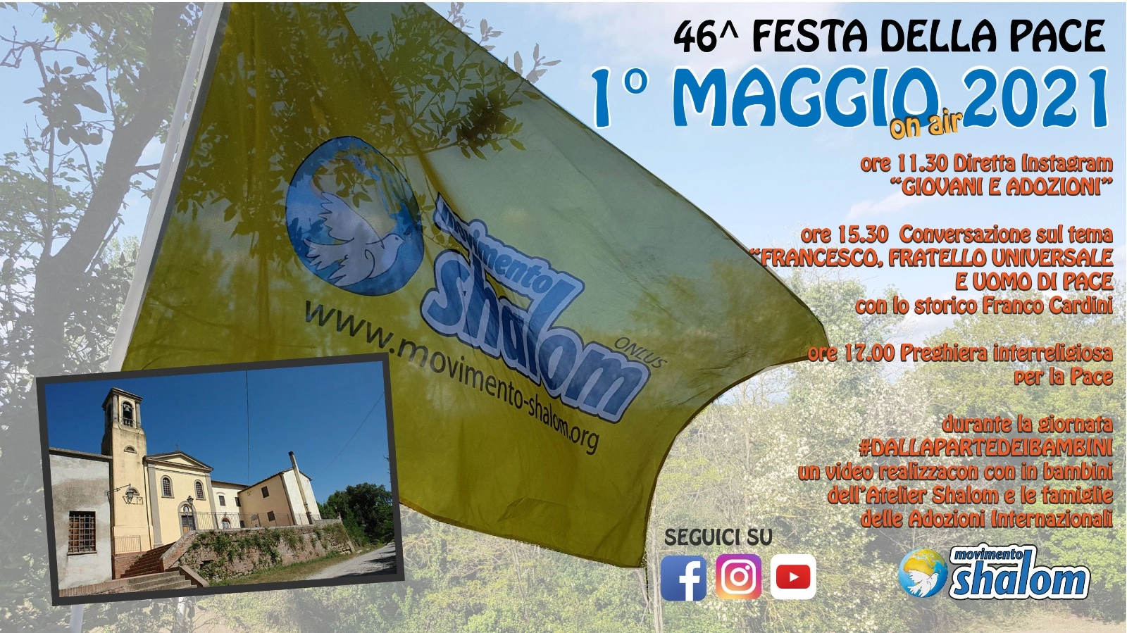 Shalom on air - Diretta Facebook del 1 maggio 2021