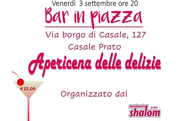 Apericena delle delizie a Prato – 03/09/2021