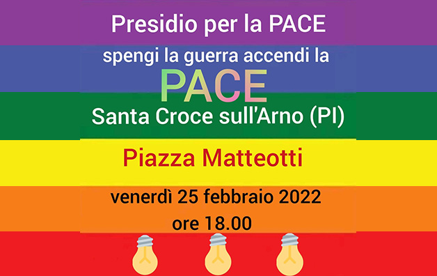 Santa Croce sull’Arno: PRESIDIO E FLASH MOB PER LA PACE