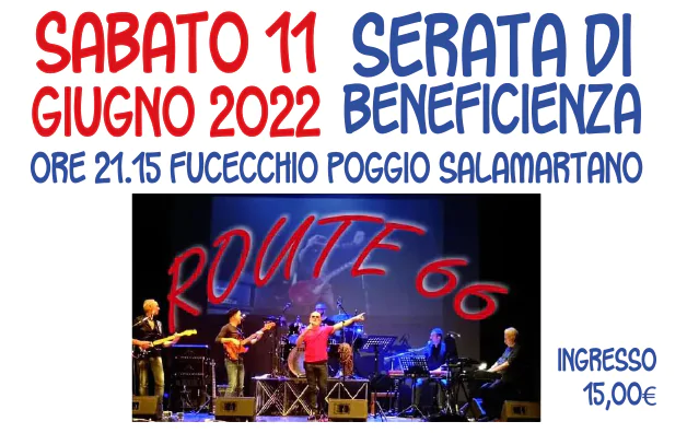 Sabato 11 giugno – Serata di beneficienza