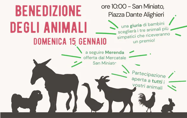 Benedizione degli animali a San Miniato – 15/01