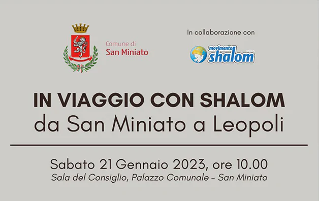 Presentazione del libro “In viaggio con Shalom da San Miniato a Leopoli” il 21/01