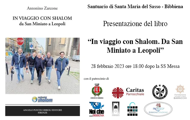 Presentazione del libro “In viaggio con Shalom. Da San Miniato a Leopoli” a Bibbiena il 28/02