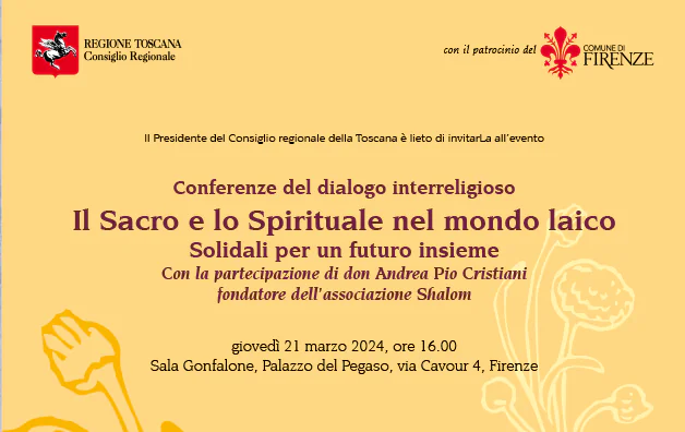 Conferenze del dialogo interreligioso – 21/03 a Firenze