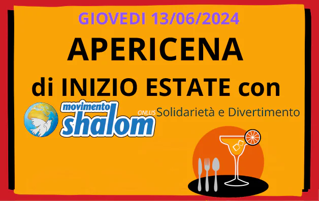 Apericena di inizio estate – Prato 13/06