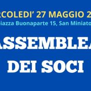 Assemblea dei soci – 27/05